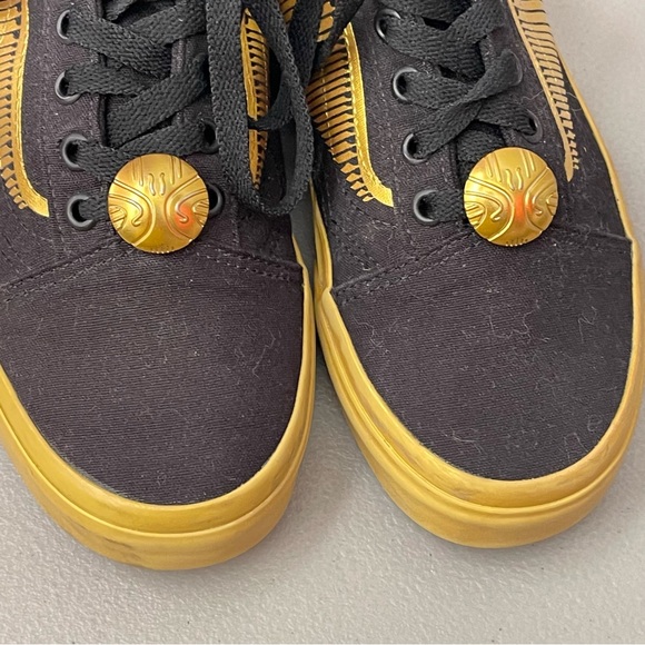 Vans Old Skool Harry Potter Golden Snitch Limited Edition Sneaker Men 5.5, W 7 - Picture 14 of 15